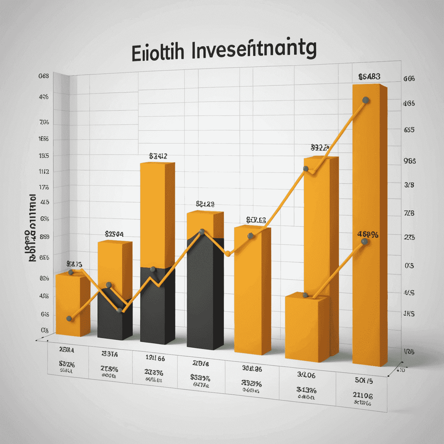 Graph showing the growth of an oil investment portfolio over time with dividend reinvestment